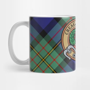 Clan MacLaren Crest over Tartan Mug